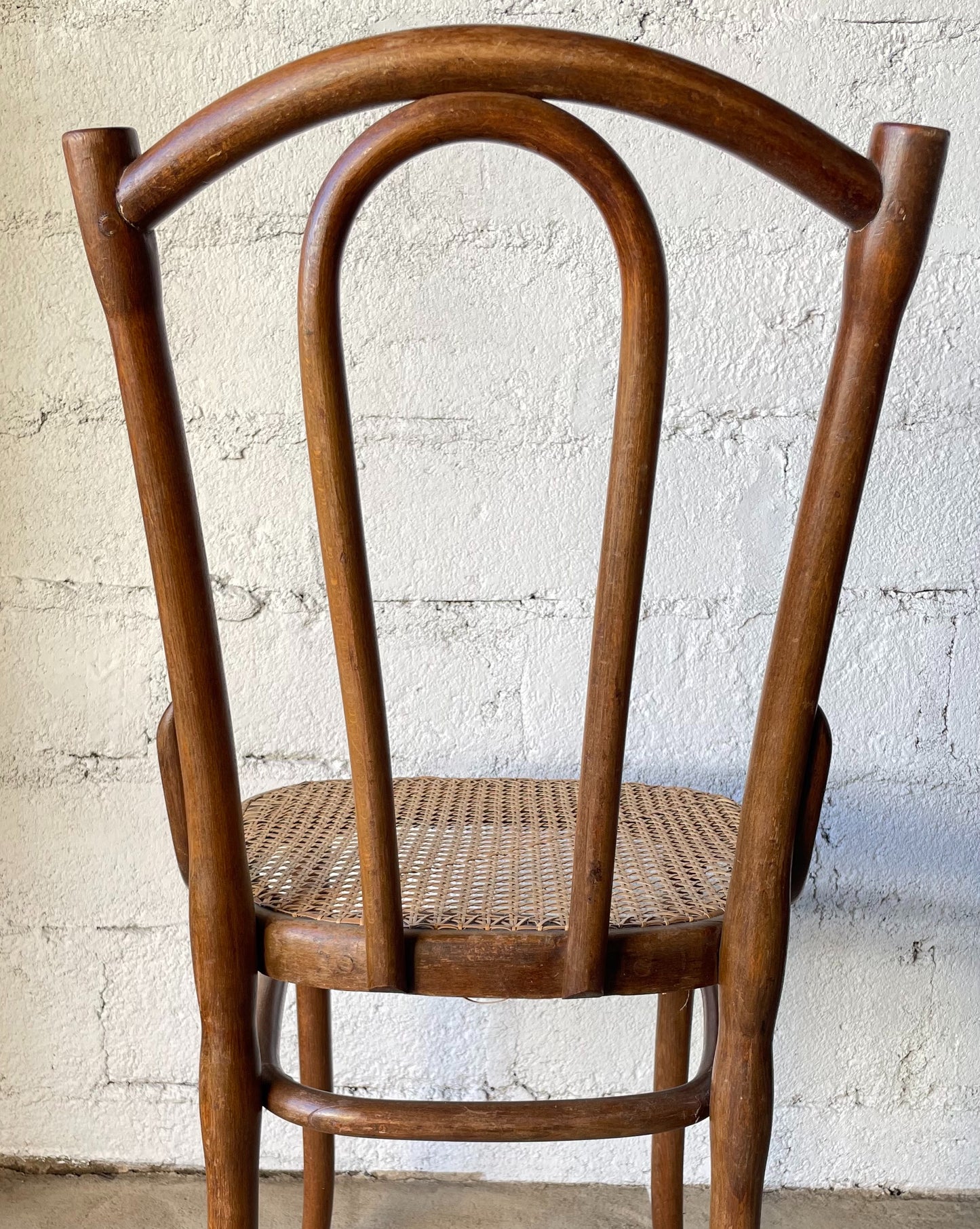 Chaise Bistrot Thonet hêtre courbé et cannage Pépites Déco Vintage Vannes