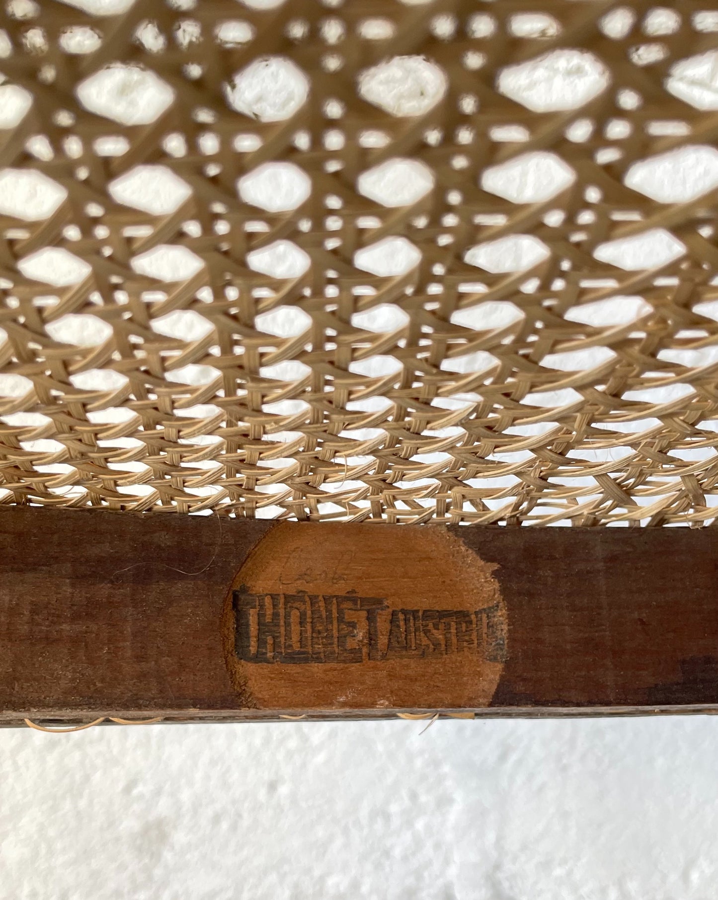 Chaise Bistrot Thonet hêtre courbé et cannage Pépites Déco Vintage Vannes